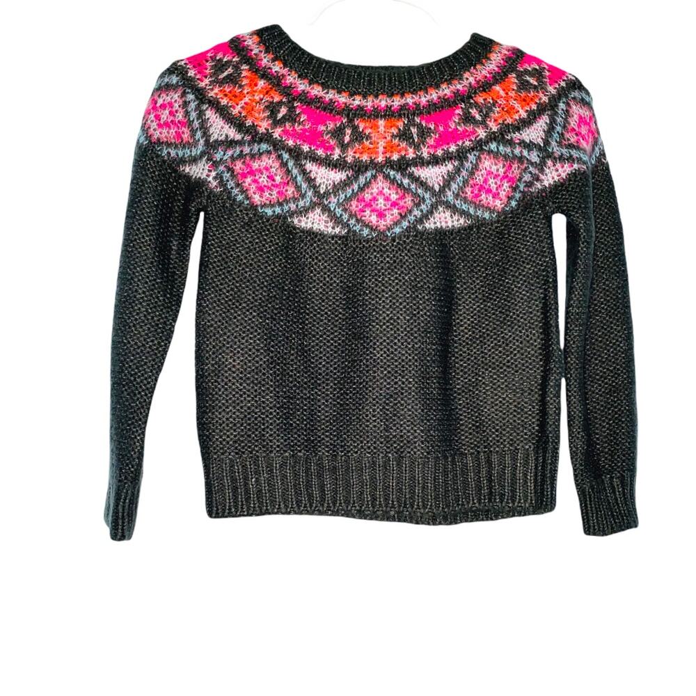 Osh Kosh gray knit sweater SZ 2T